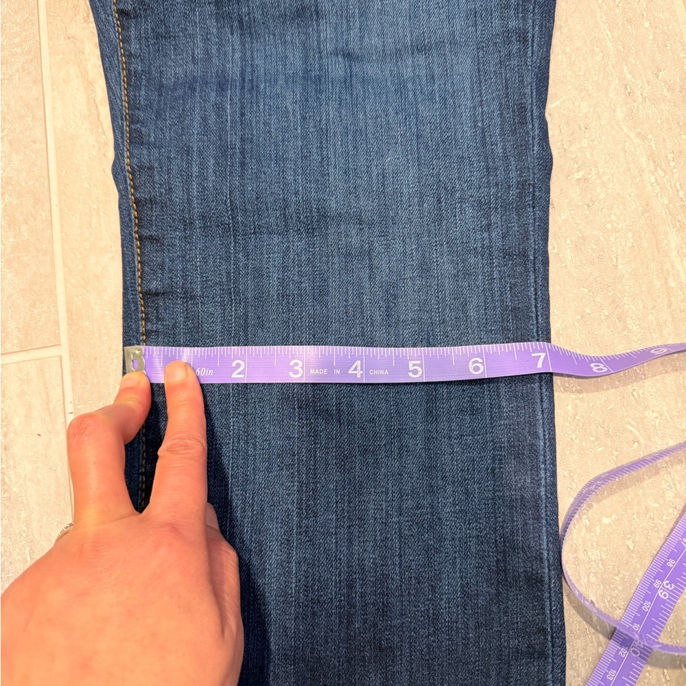 Lauren Ralph Lauren Dark Blue Straight Leg Jeans - Picture 8 of 16